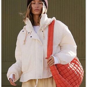Free People Round and Round Puffer Jacket